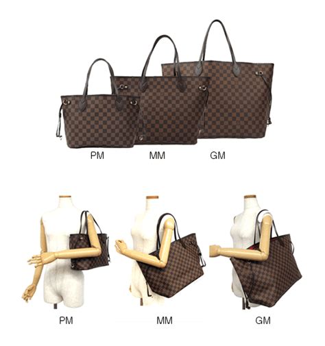 lv neverfull large size|louis vuitton tote size chart.